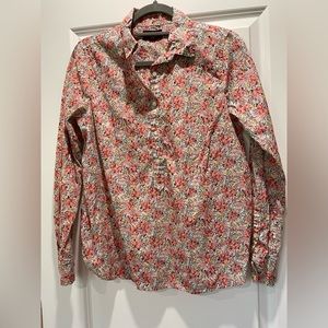J.Crew Liberty of London floral button down shirt